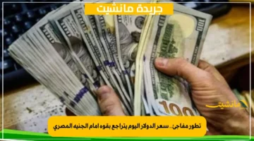 تطور مفاجئ.. سعر الدولار اليوم يتراجع بقوة أمام الجنيه المصري